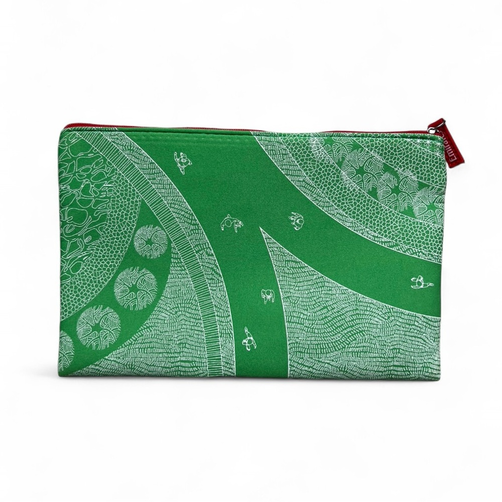 Emirates Green Travel Pouch
